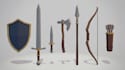 create low poly game assets
