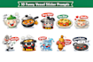 create funny whatsapp style vessel utensil sticker pack