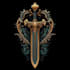 design fantasy game logo with cool unique style