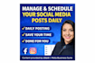 keep your social media active with daily posting