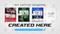 design sports commitment poster, offered, signing day graphics for athletes