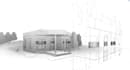 do architectural 3d modeling, 2d floor plan, revit, sketchup and rendering