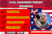 civil engineer ,permit drawing,adu mep, structural drawing,blueprint,deck plan