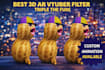 create a custom 3d ar vtuber for lens studio snap camera, lens studio streaming