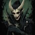 create dark fantasy and gothic character illustrations