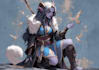 half body character with no background detail