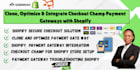 clone, optimize and integrate checkout champ payment  gateways with shopify