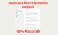 optimize your squarespace blog posts SEO to rank on google