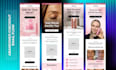 design and set up klaviyo, mailchimp flows for e commerce brands