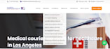 design a professional medical courier website