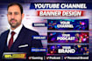 design professional youtube channel banner
