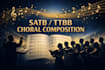 compose custom satb or ttbb choral music with vocal harmony