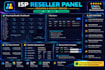 custom isp admin and reseller panel with user management and billing