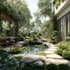 create backyard landscape design rendering
