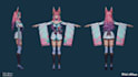 do stylized 3d models with high quality textures