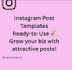 design aesthetic instagram posts using canva