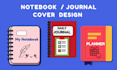 design KDP notebook, journal and book cover