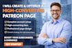 create and set up a high converting patreon page