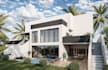 high quality architectural render, modern interior exterior design concept, cgi
