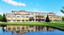 present 3d residential development, rural housing,courtyard render, cgi farmland