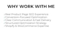 do SEO optimization for shopify or woocommerce product pages