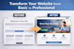 design a modern and responsive landing page using HTML, CSS, and javascript
