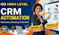setup ghl crm automation workflow ghl visual assistant sales funnel website