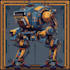 amazing character mecha robot illustration