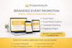 design branded promotional graphics for your campaign