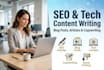 write SEO friendly tech, blog and article content