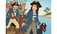 create a custom comic page or panel illustration in vintage or tintin style