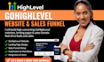 build gohighlevel website gohighlevel landing page go high level sales funnel