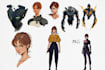draw illustrations and custom character design