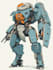 design high quality robot, mecha concepts