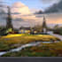 make a landscape digital painting