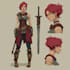 draw fantasy character and dnd character illustration