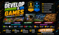 develop unity 2d or 3d games for android, ios, PC and webgl