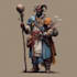 draw fantasy character and dnd character illustration