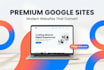 create a professional google sites website for business
