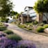 design front yard, backyard, home garden as landscape