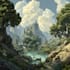 design amazing fantasy landscape