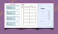 design custom journal planner logbook and tracker templates