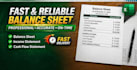 prepare professional balance sheet and financial statements