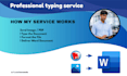 convert PDF or image to word with fast and accurate typing