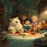 create professional childrenbook illustrations cartoon style