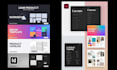 design product catalog layout, brochures and book journals