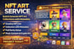design nft art crypto pixel collection generator metadata development rarity nsf