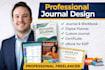 professionally design custom journals, planners, and notebooks