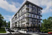 develop 3d residential community, housing development, apartment exterior render