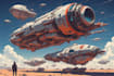 draw sci fi illustration and sci fi art
